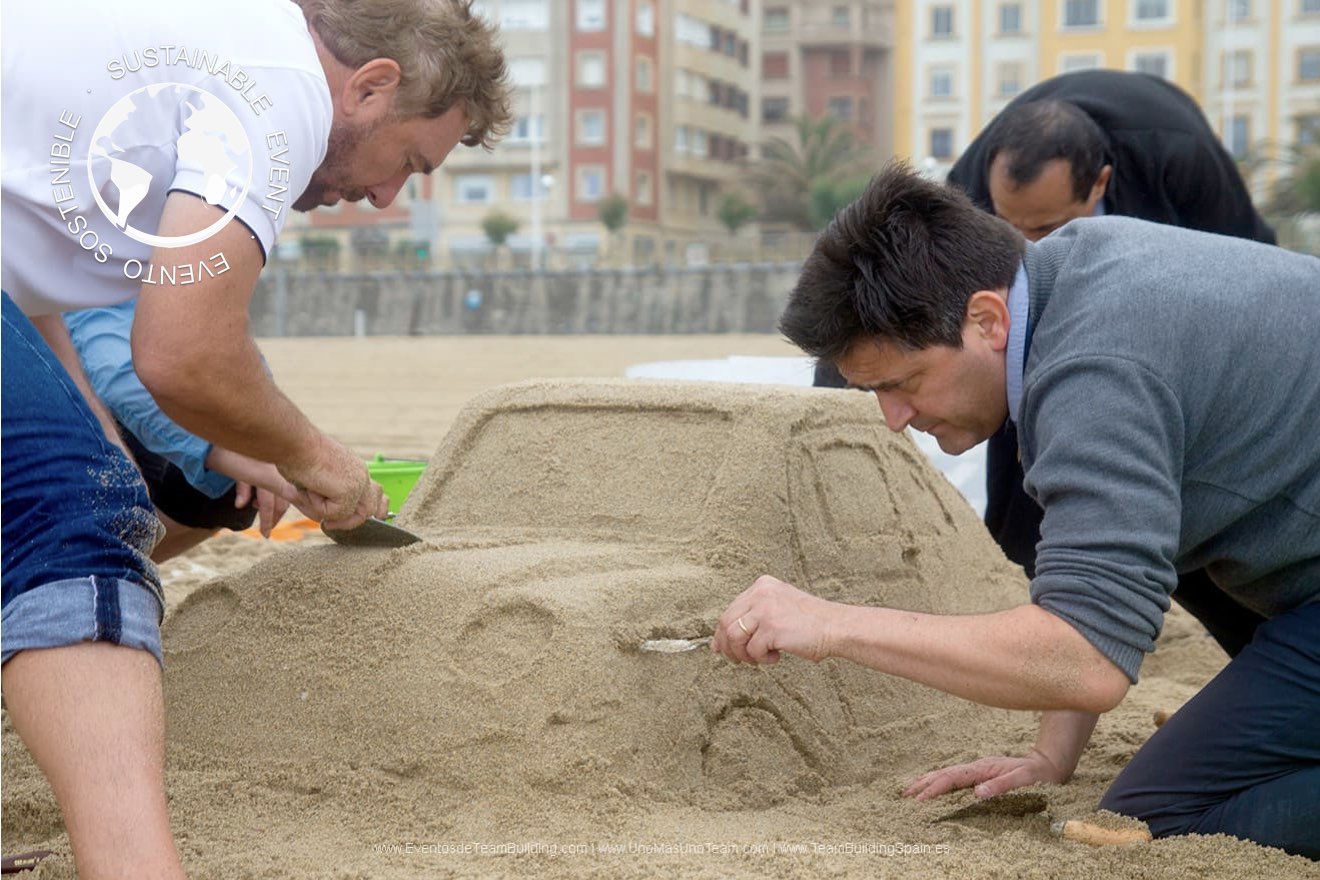 Evennto de Team Building Sand Sculpting