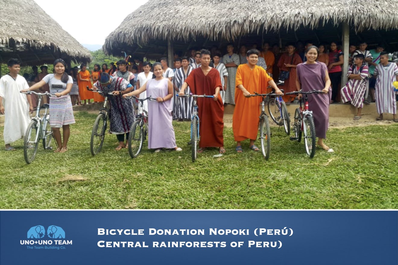 La Bicicleta Solidaria Evento-de Team Building Sostenible Selva Alta Peru